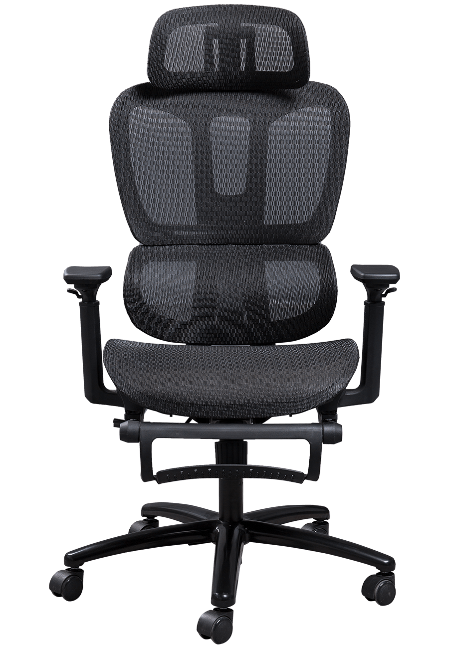 Ergonomisk Mesh Kontorsstol Plastram Klassisk Design Mesh Stol Justerbart Nackstöd Kontorsstol med Fotstöd details