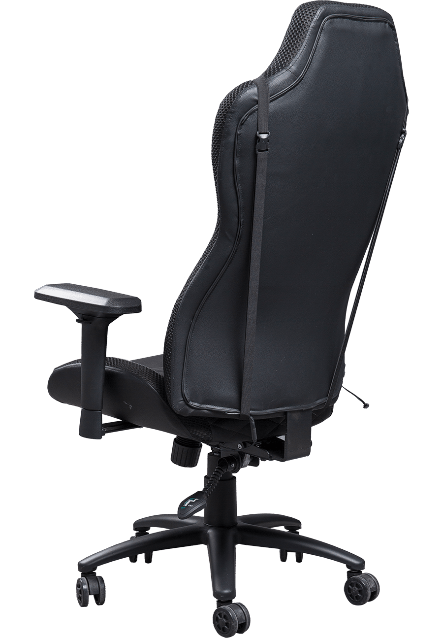 Liggande funktion Gaming Heavy Duty Coating 360 Swivel Function PC Gamer Chair Full Black PU Gaming Chair details