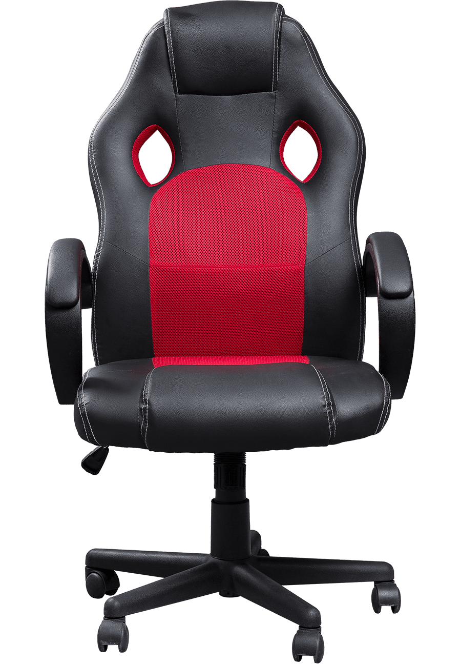 Hemmakontor Hög rygg Justerbar Vridbar PU Läder Mesh Liggande PC Skrivbord Gamer Stol Dator Silla Chaise Gaming Stol